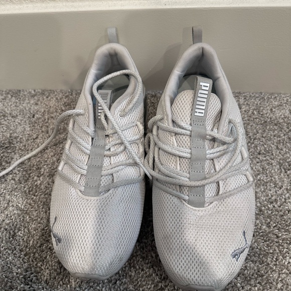 Puma Shoes - Puma Womens Classic White Walking Athletic Shoes Sneakers